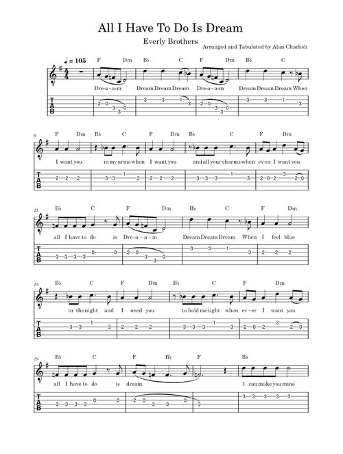All i have to do is dream – The Everly Brothers