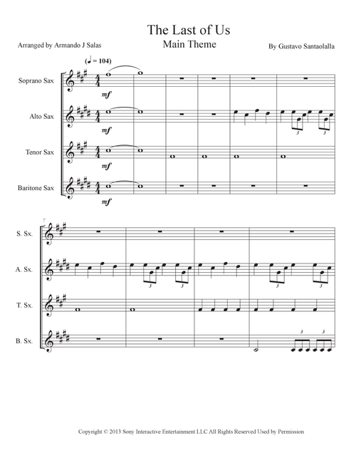 The Last Of Us (Arr. Armando J Salas) - Gustavo Santaolalla (Woodwind Ensemble)