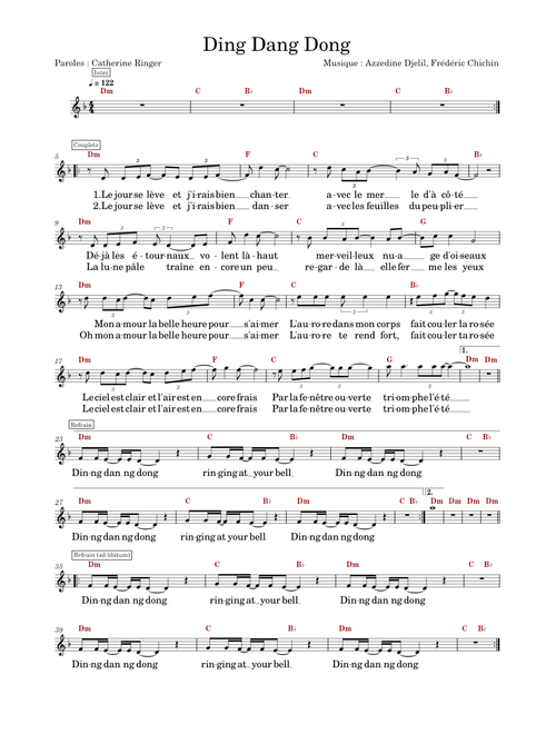 Ding dang dong – Les Rita Mitsouko