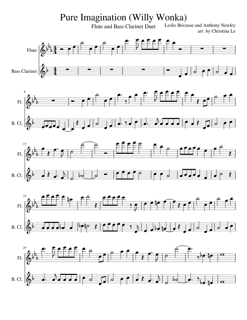 Willy wonka flute top