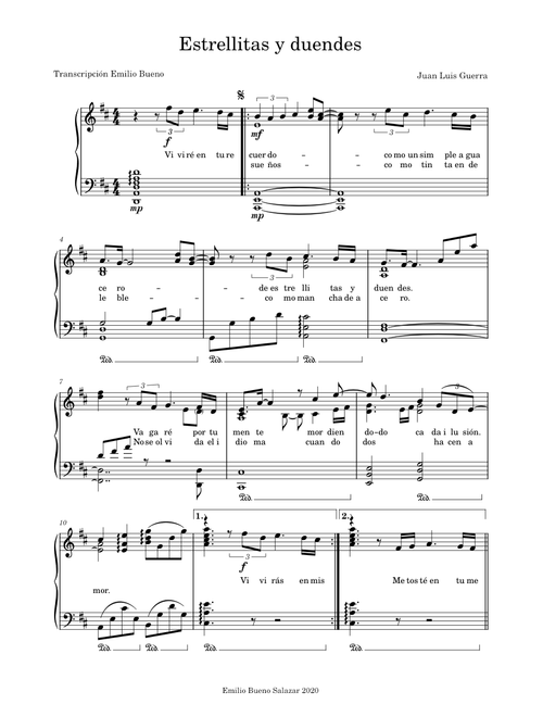 Estrellitas y duendes – Juan Luis Guerra
