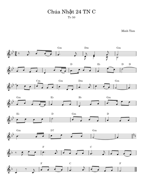 Chúa nhật - Khánh Linh / Vũ Minh Tâm