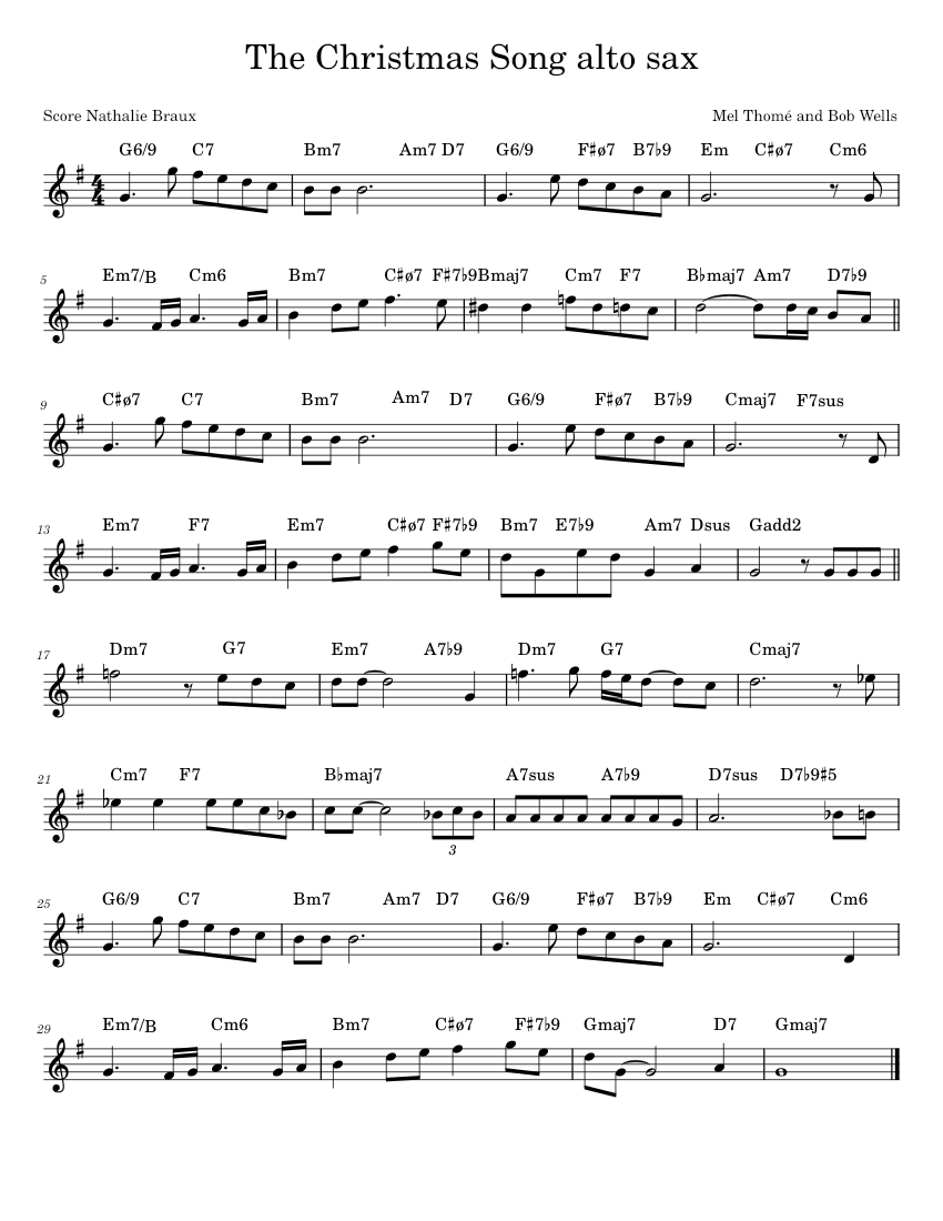 Christmas song mel tormé 1961