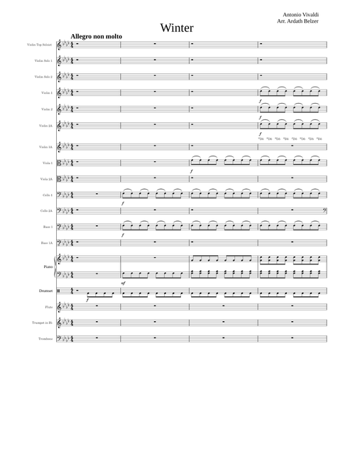 Vivaldi Winter Very Short