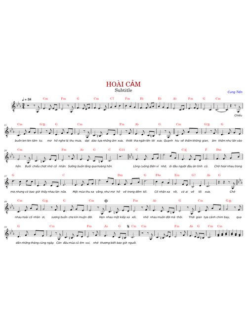 HOÀI CẢM