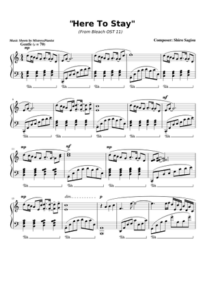 Bleach B13A Sheet Music for Piano (Solo) easy | MuseScore.com