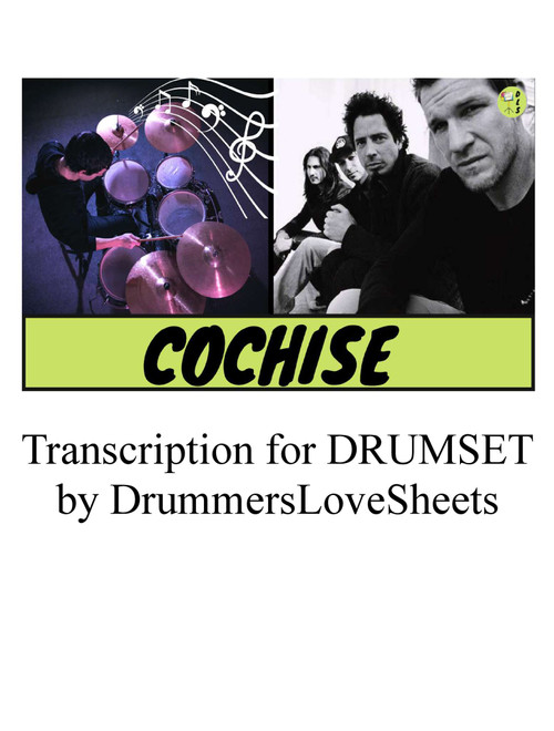 Cochise (Arr. DrummersLoveSheets) - Audioslave (Drums)