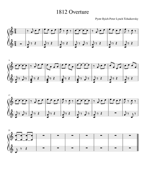 1812 Overture-Tchaikovsky