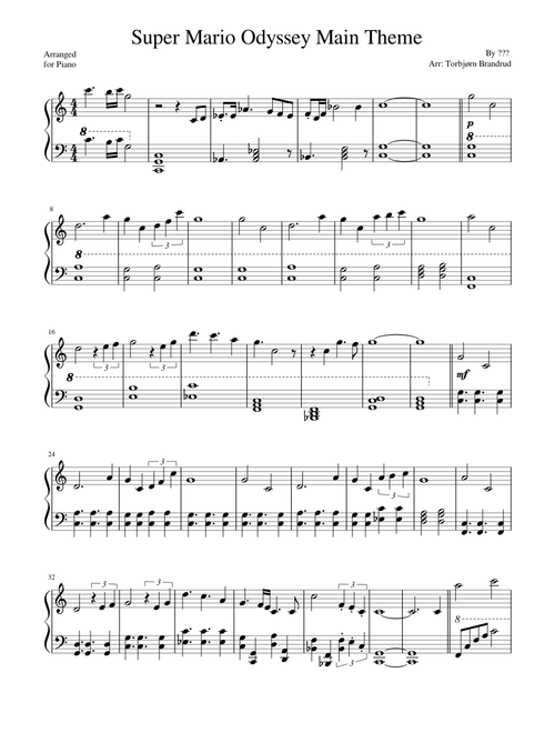 Super Mario Odyssey Main Theme