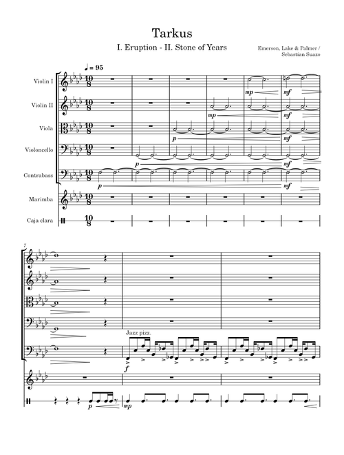Tarkus – Strings, Marimba, Snare Arr.