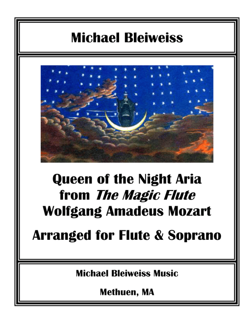 Queen of the Night Aria from "The Magic Flute" for Flute and Soprano (Arr. Michael Bleiweiss) - Wolfgang Amadeus Mozart (Instrumental Duet)