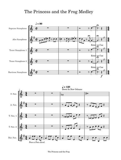 Princess and the Frog Medley – Randy Newman Princess and the Frog Medley