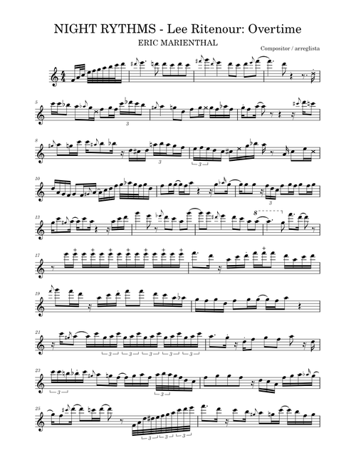 Night rhythms – Lee Ritenour Night Rythms - Overtime