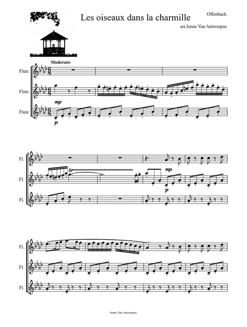 Les oiseaux dans la charmille