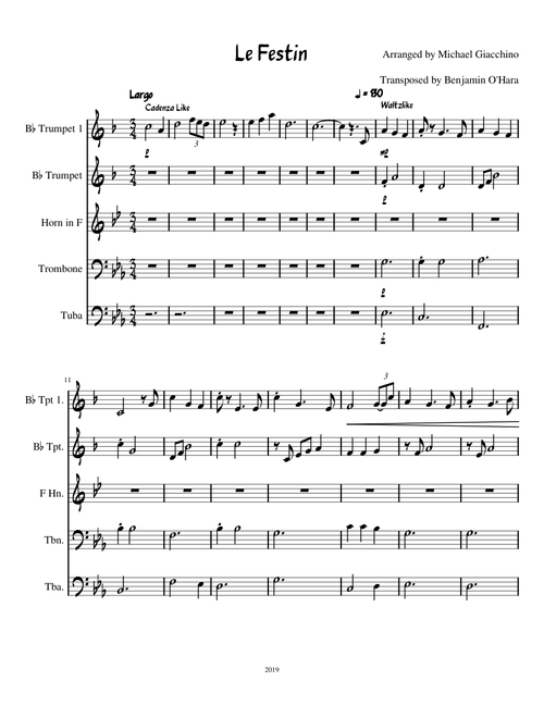 Le Festin – Michael Giacchino Le Festin framework