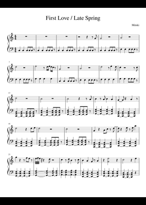 First Love / Late Spring – Mitski First Love Late Spring Sheet Music ...