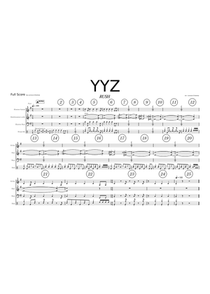 Play Official version of Yyz Sheet Music by Rush for Piano, Vocals