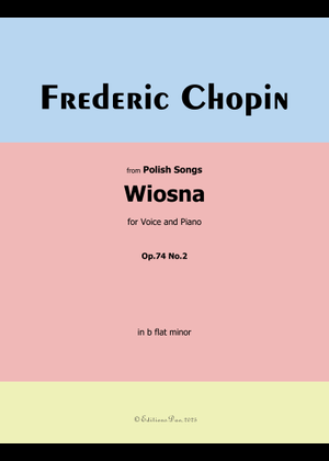 Chopin WIOSNA (SPRING) B117 Sheet Music for Piano (Solo) Easy