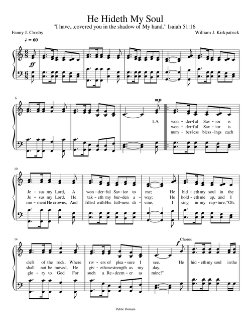 He Hideth My Soul