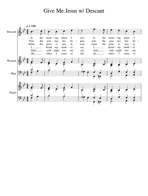 Give me Jesus – African-American Spiritual Give_Me_Jesus_w__Descant