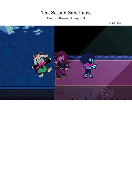 The Second Sanctuary – Toby Fox | Deltarune Chapter 4 OST