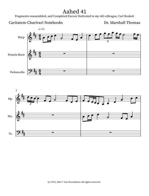 Aahed 41 - Celebrity Chamber Players (Small Ensemble)