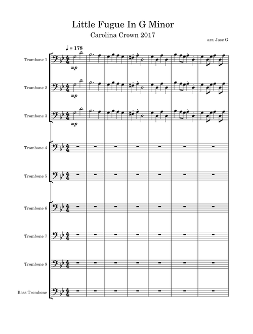 "It Is" Opener – Carolina Crown 2017 "Little Fugue in G Minor"