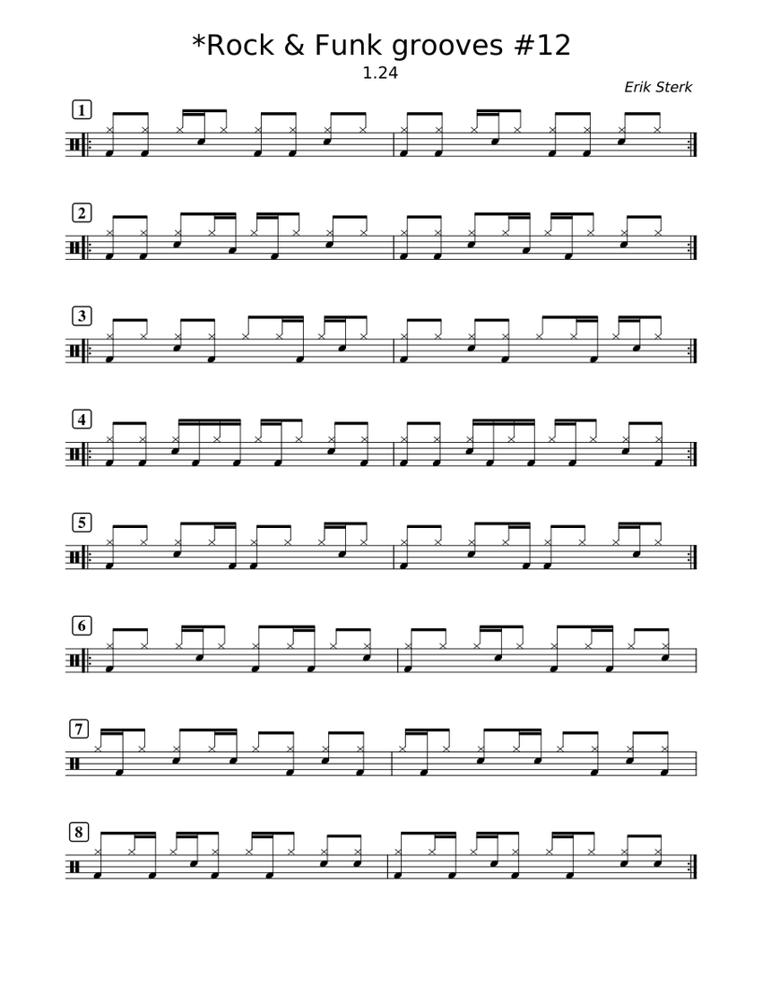Funk drum grooves cheap