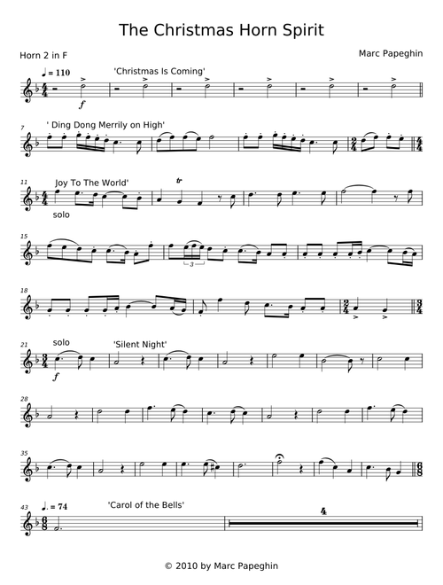 The Christmas Horn Spirit - Marc Papeghin