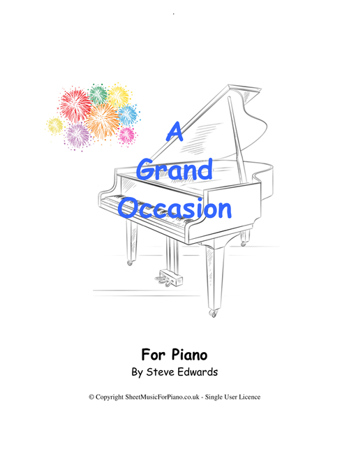 A Grand Occasion - 8 Fun Pieces for the early intermediate learner. - Steve Edwards (Piano Solo)