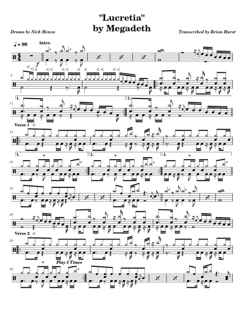 bhurst76 | Free sheet music | Download PDF or print on MuseScore.com