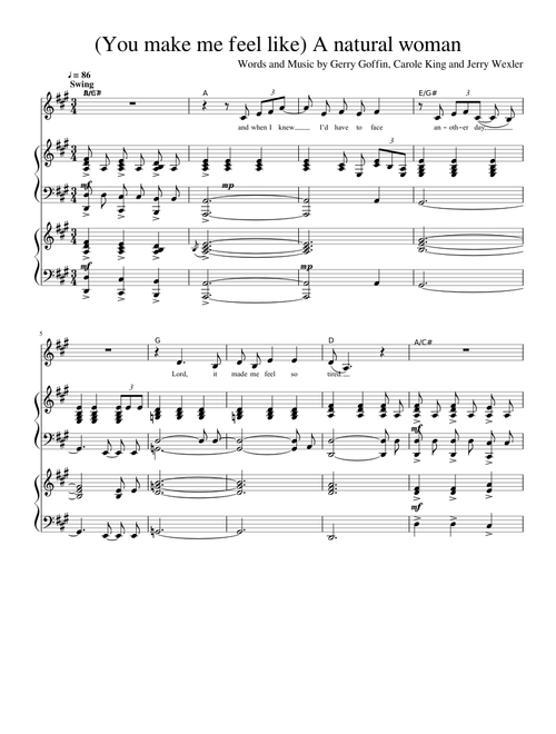 Aretha Franklin - (You make me feel like) A natural woman [02B254]