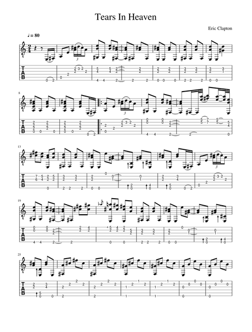 Tears In Heaven