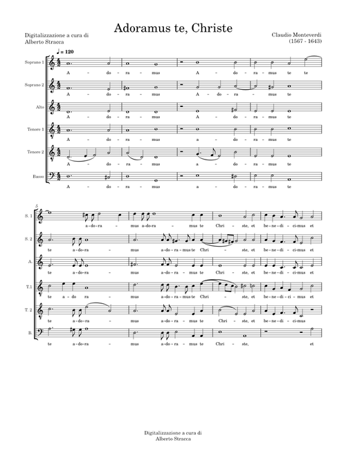Adoramus te, Christe – Claudio Monteverdi