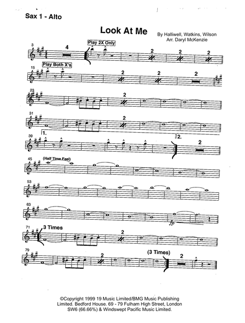 Look At Me (Arr. Daryl McKenzie) - Geri Halliwell (Jazz Ensemble)