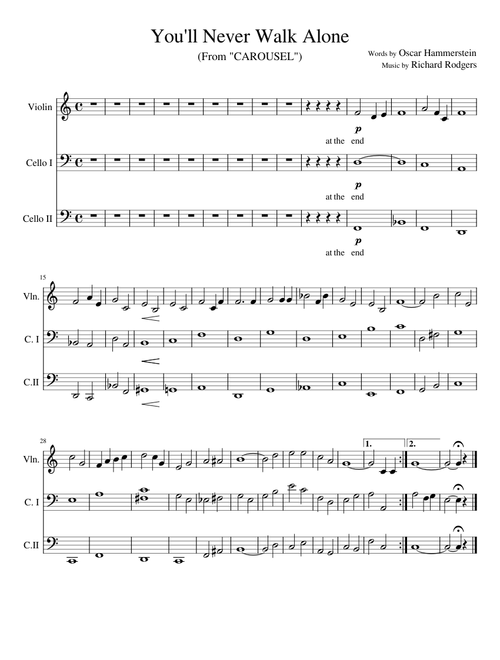 Youll never walk alone – Rodgers & Hammerstein