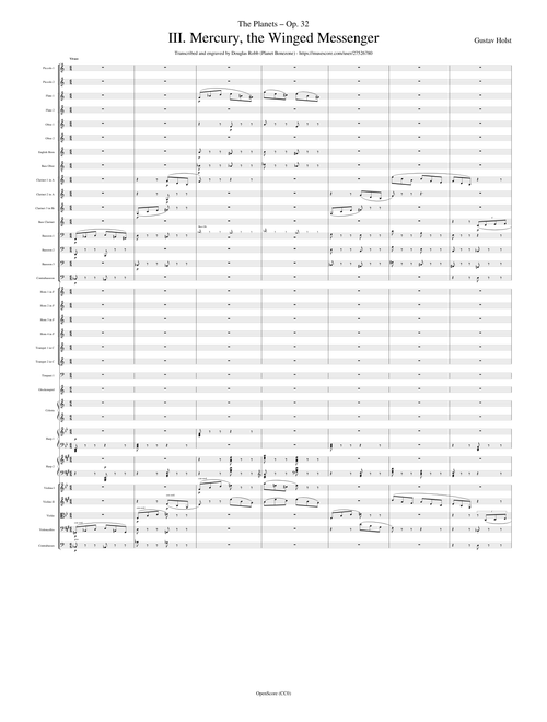 Holst – The Planets – III. Mercury, the Winged Messenger