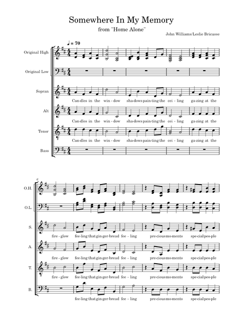 Somewhere In My Memory (from Home Alone) – John Williams, Leslie Bricusse - Original Choir