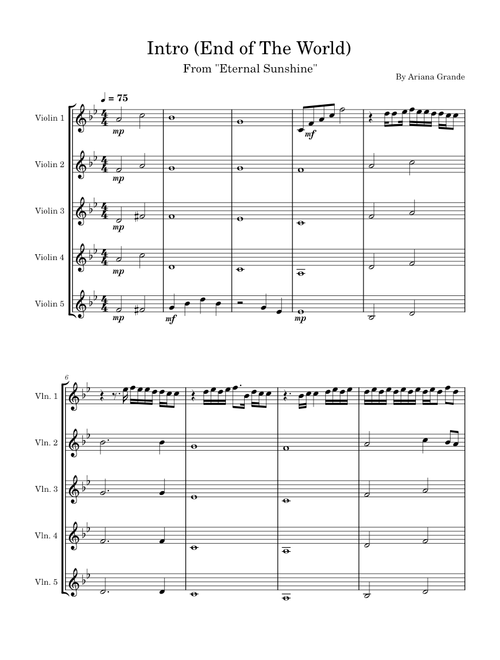 Intro (End of the World) – Ariana Grande