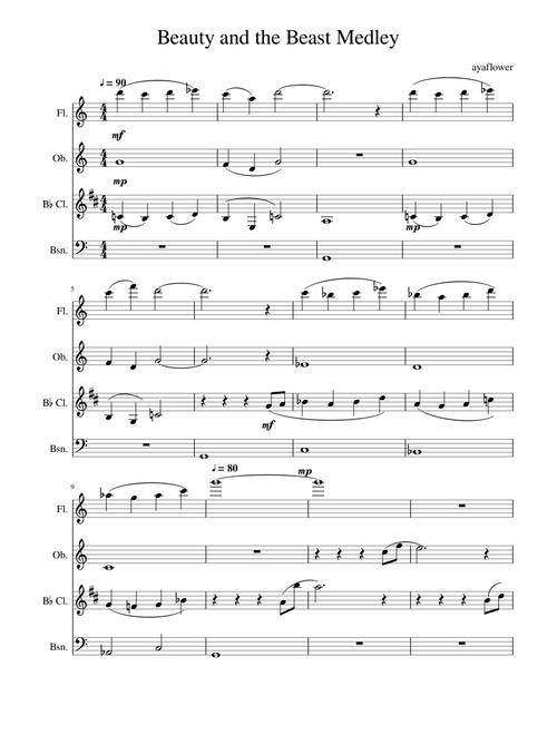 Beauty and the Beast Medley