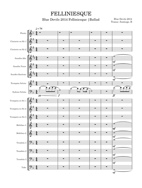 Felliniesque - Blue Devils 2014