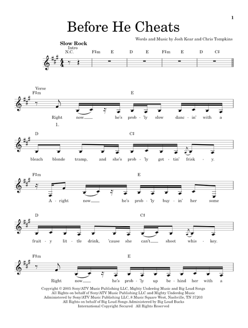 Before He Cheats - Carrie Underwood (School of Rock - Vocals)