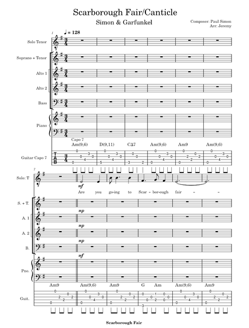 Scarborough Fair / Canticle – Paul Simon