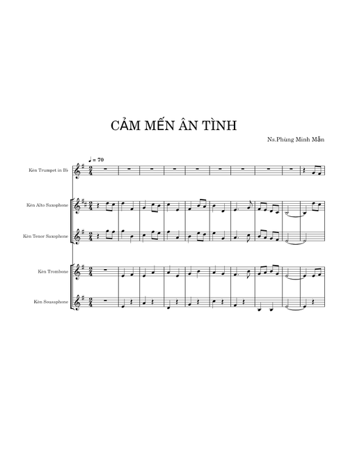 CẢM MẾN ÂN TÌNH