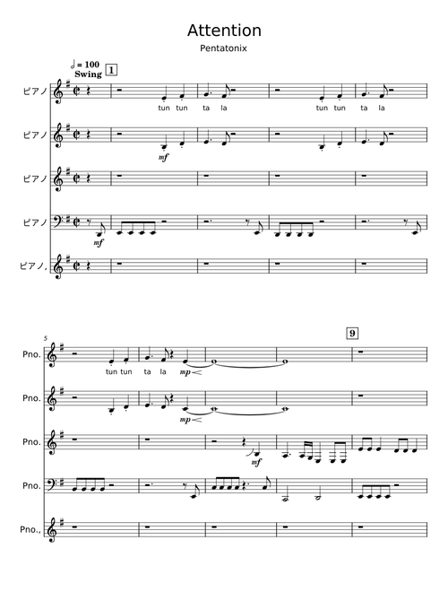 Attention - Pentatonix