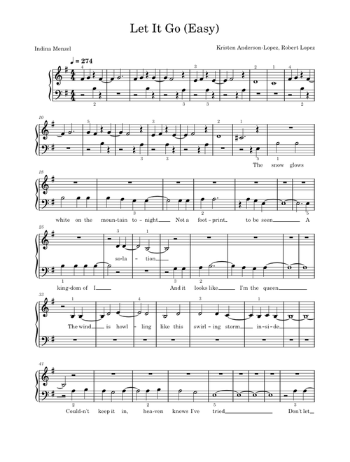 Let It Go – Frozen