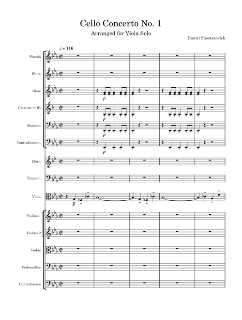 Cello Concerto No.1 – Dmitri Shostakovich
