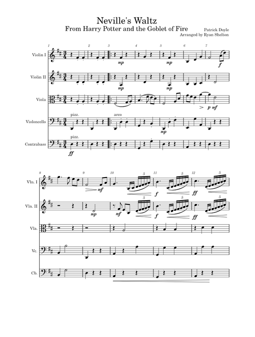 Neville's Waltz – Patrick Doyle