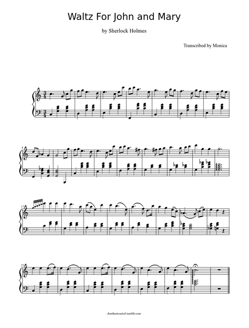 Waltz for John and Mary by Sherlock Holmes