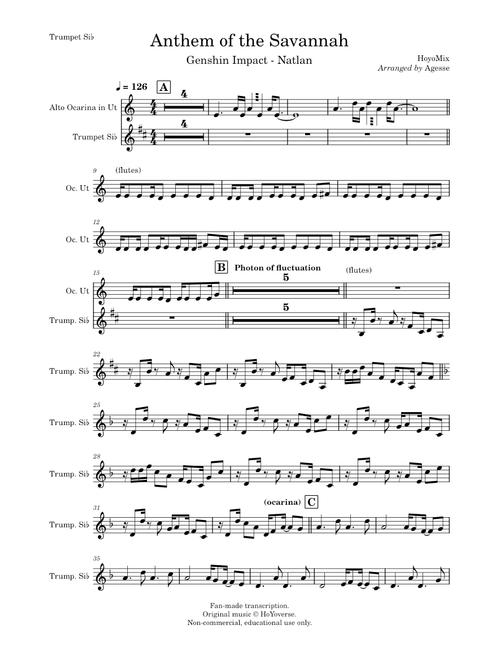 Anthem of the Savannah – Yuxi Wang (HOYO-MiX)
